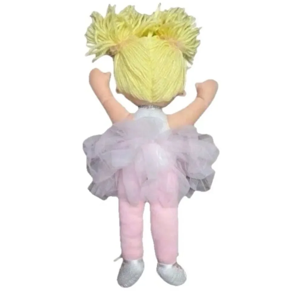 Debbie Dancer Plush Ballerina Doll 19” Pink Tutu Blonde Hair Display Only 2002